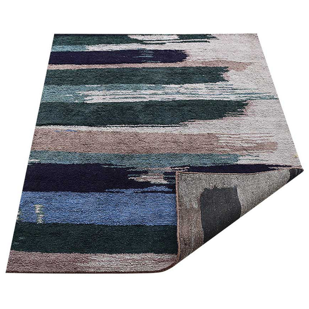 Stroke Hand Knotted Silk Area Rug