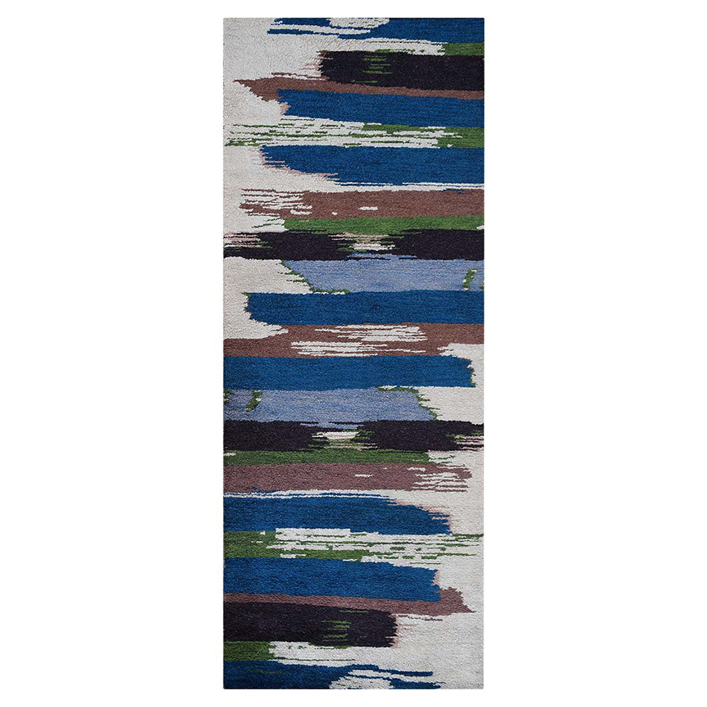 Stroke Hand Knotted Silk Area Rug