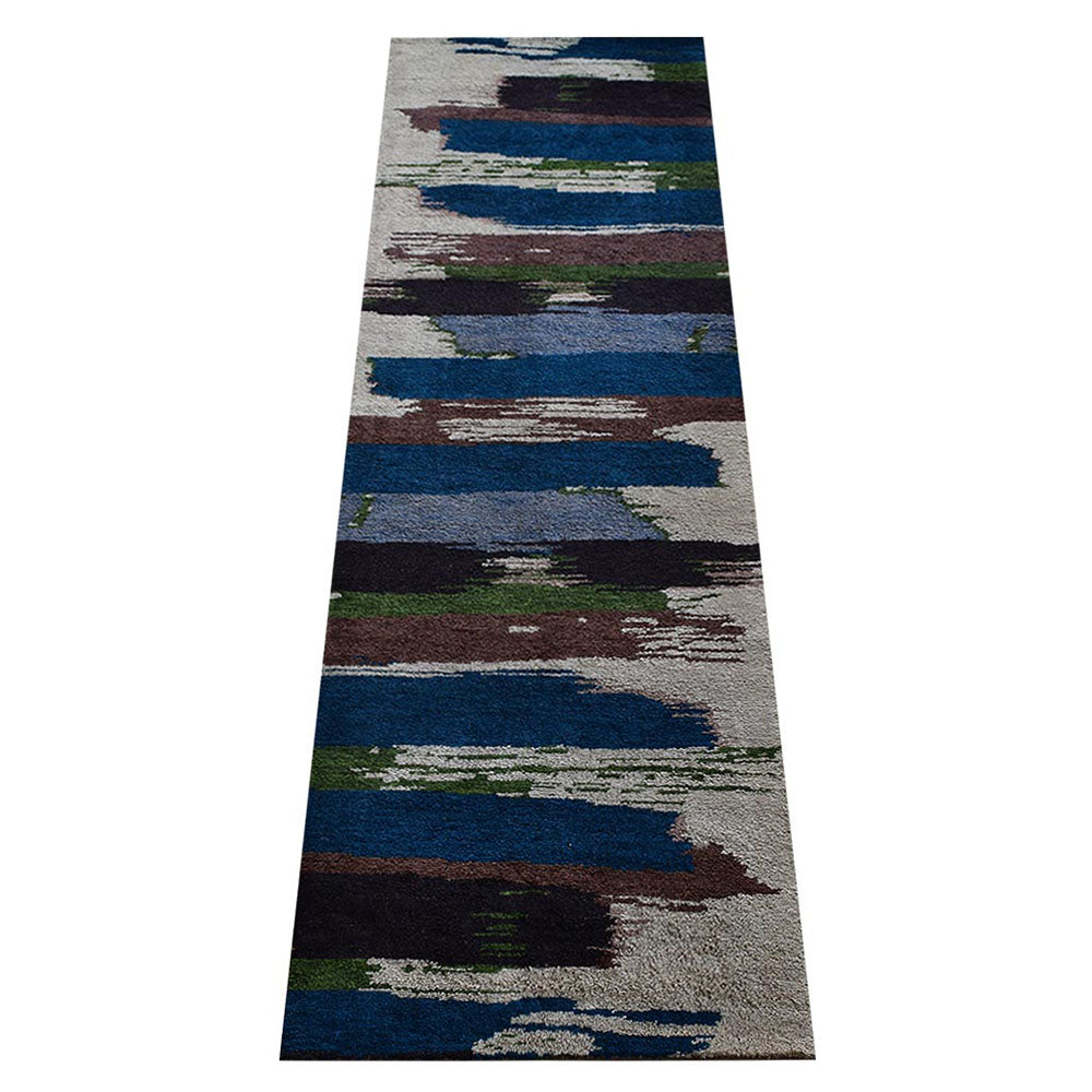 Stroke Hand Knotted Silk Area Rug