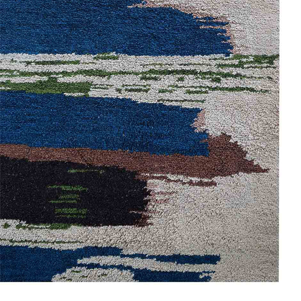 Stroke Hand Knotted Silk Area Rug