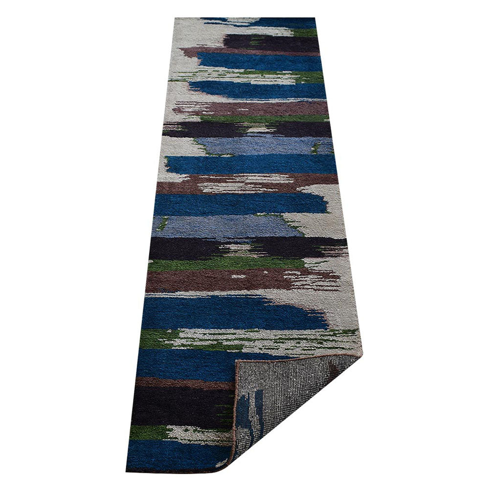 Stroke Hand Knotted Silk Area Rug