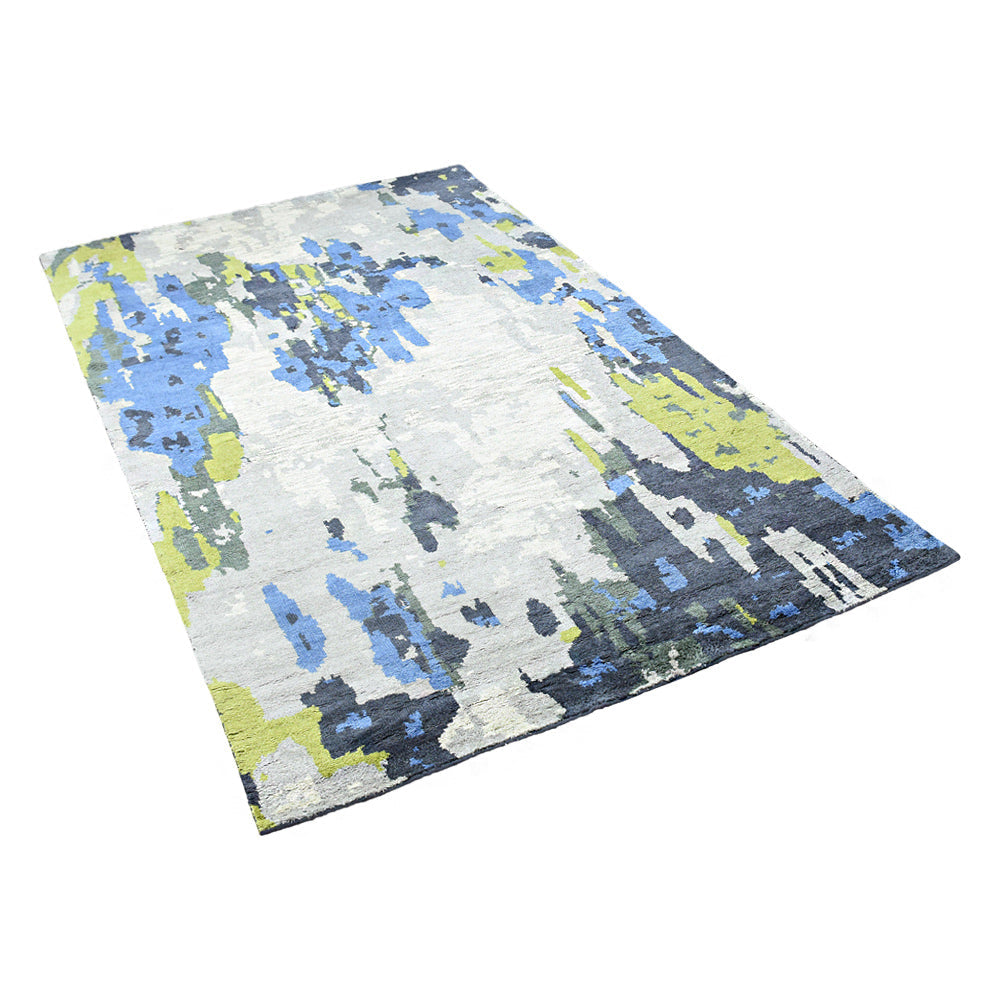 Portland Hand Knotted Abstract Area Rug