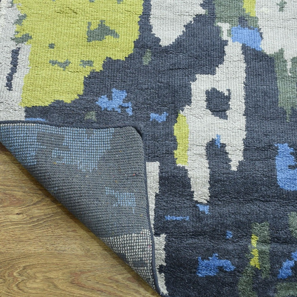 Portland Hand Knotted Abstract Area Rug