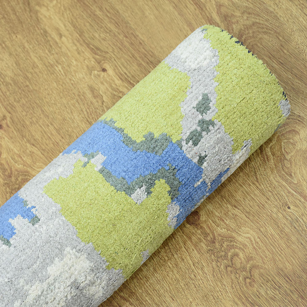 Portland Hand Knotted Abstract Area Rug