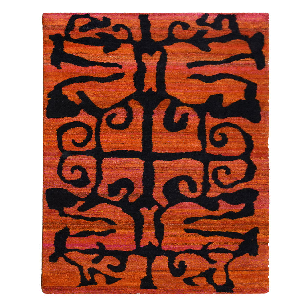 Roslyn Hand Knotted Silk Area Rug