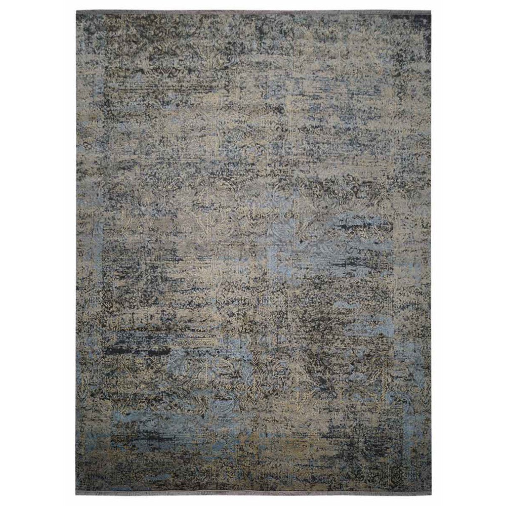 Quincy Hand Knotted Persian Wool And Viscose Area Rug