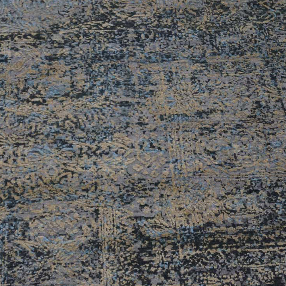 Quincy Hand Knotted Persian Wool And Viscose Area Rug
