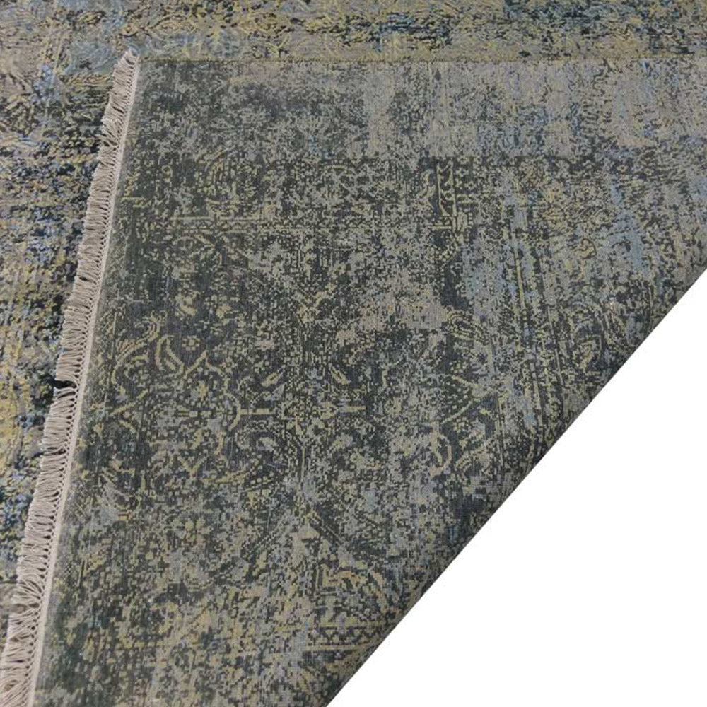 Quincy Hand Knotted Persian Wool And Viscose Area Rug