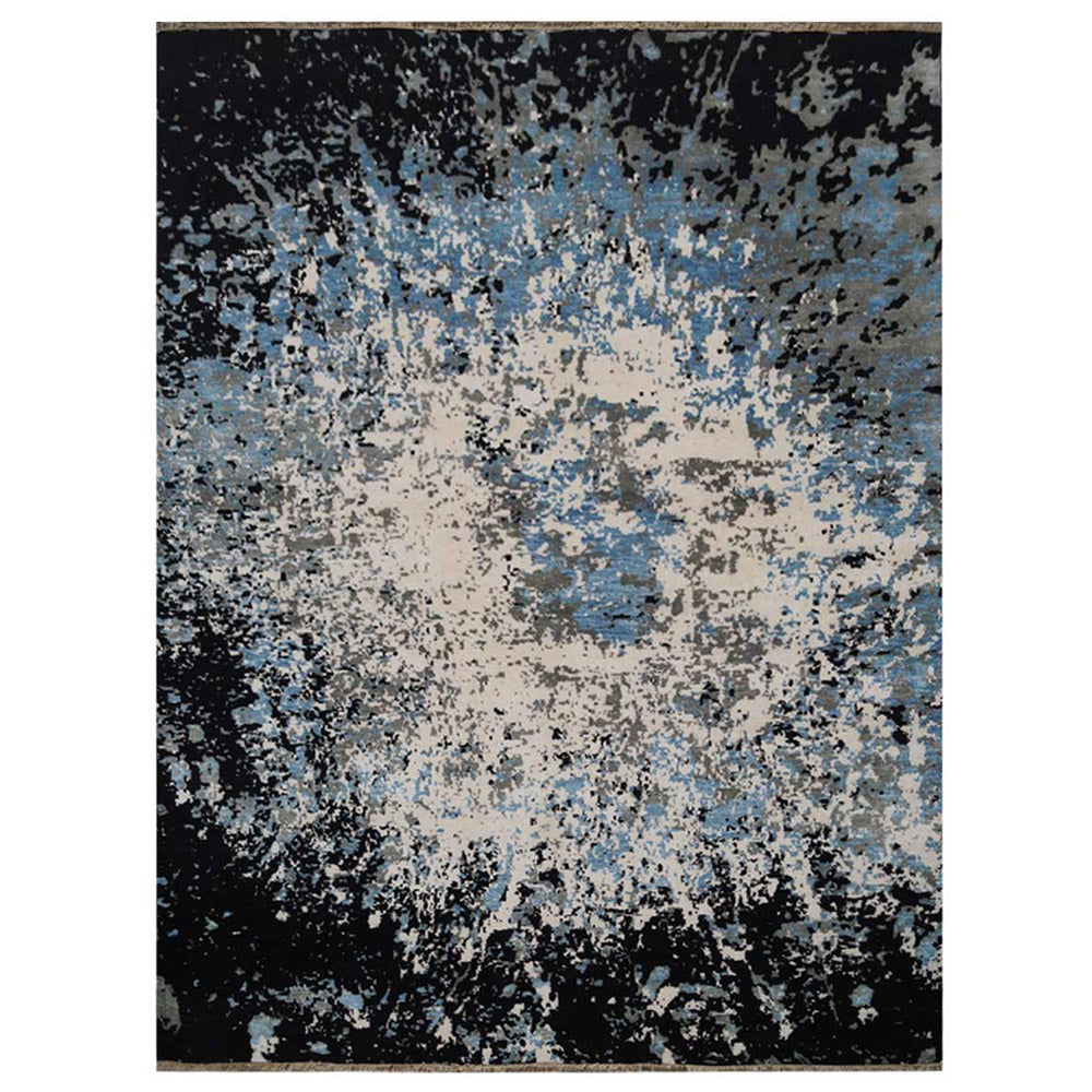 Marfa Hand Knotted Persian Wool And Viscose Area Rug