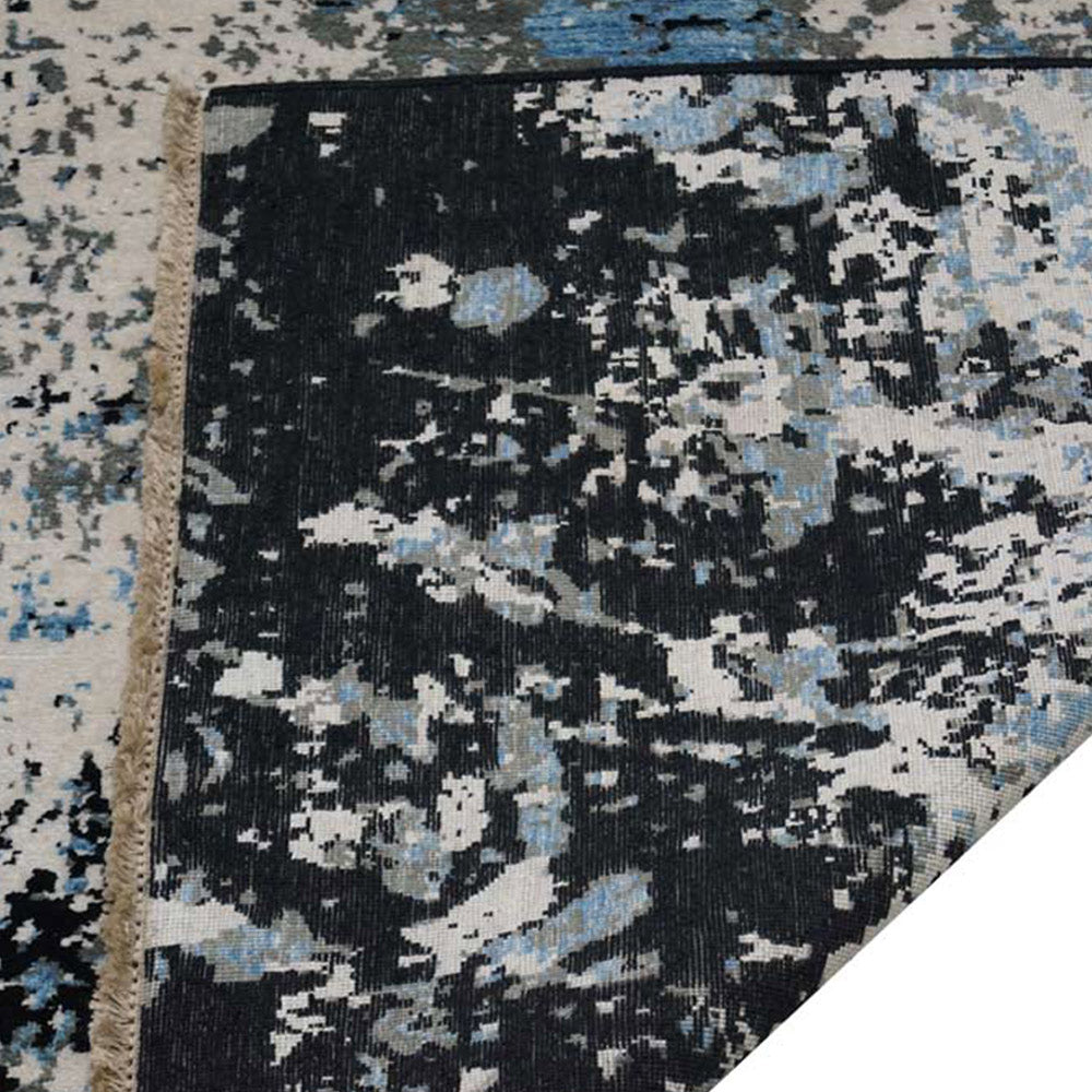 Marfa Hand Knotted Persian Wool And Viscose Area Rug