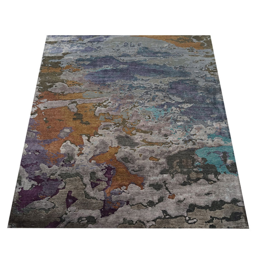 Ithaca Hand Knotted Persian Wool And Viscose Area Rug