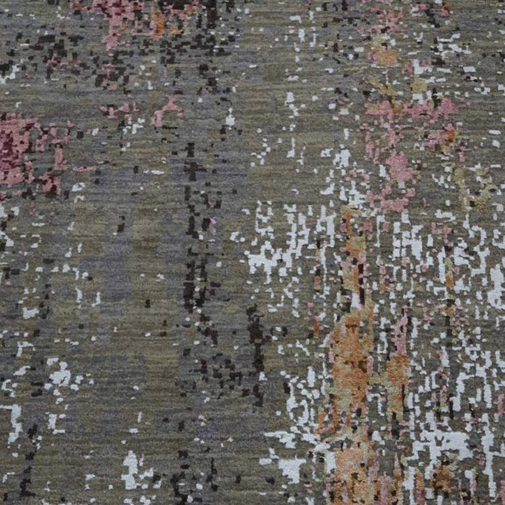 Homer Hand Knotted Persian Wool And Viscose Area Rug