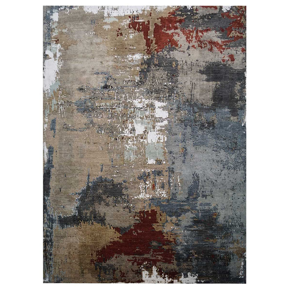 Galena Hand Knotted Persian Wool And Viscose Area Rug