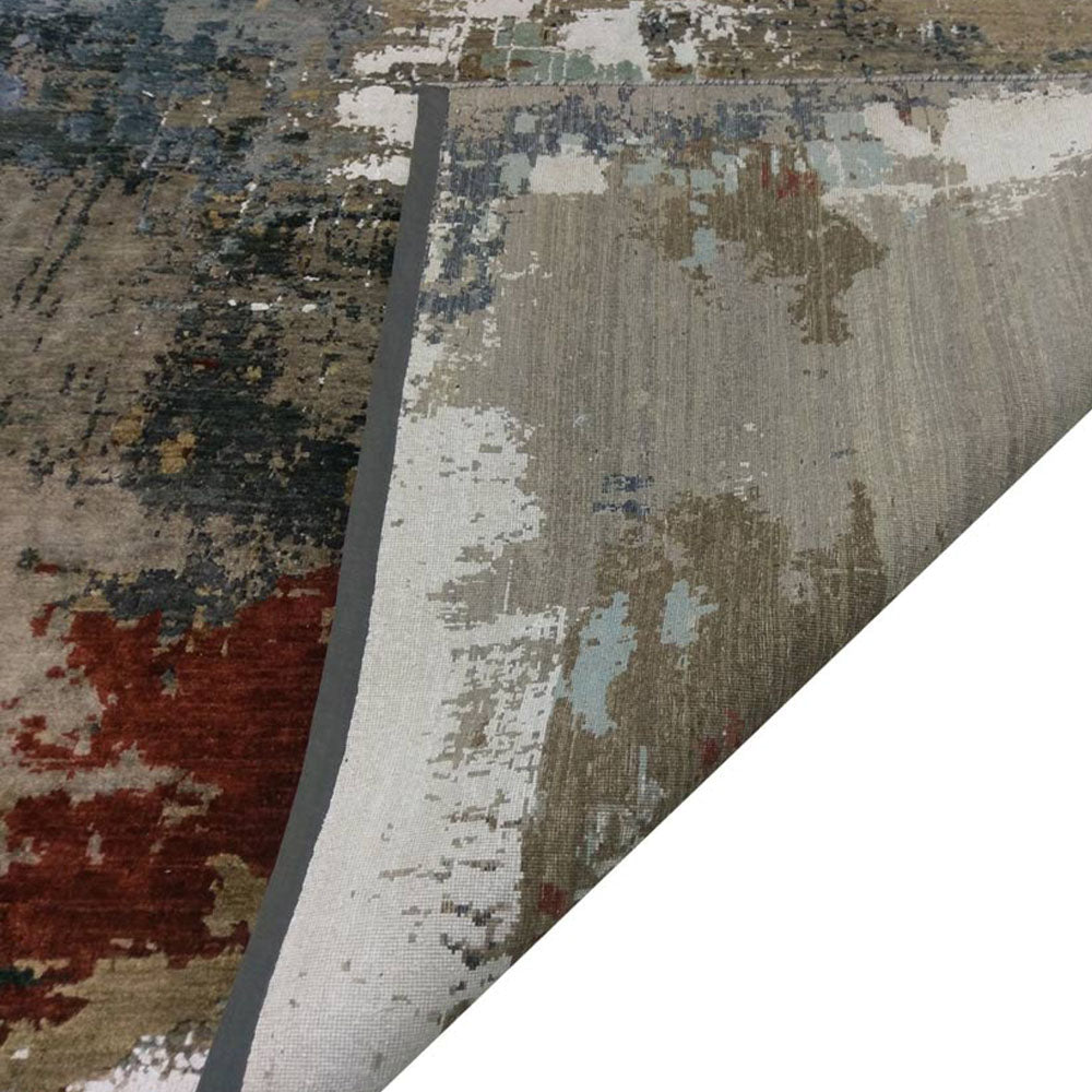 Galena Hand Knotted Persian Wool And Viscose Area Rug