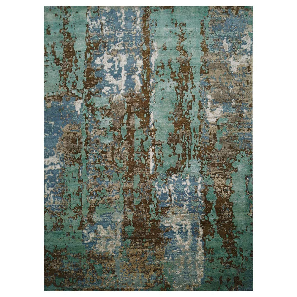 Elgin Hand Knotted Persian Wool And Viscose Area Rug