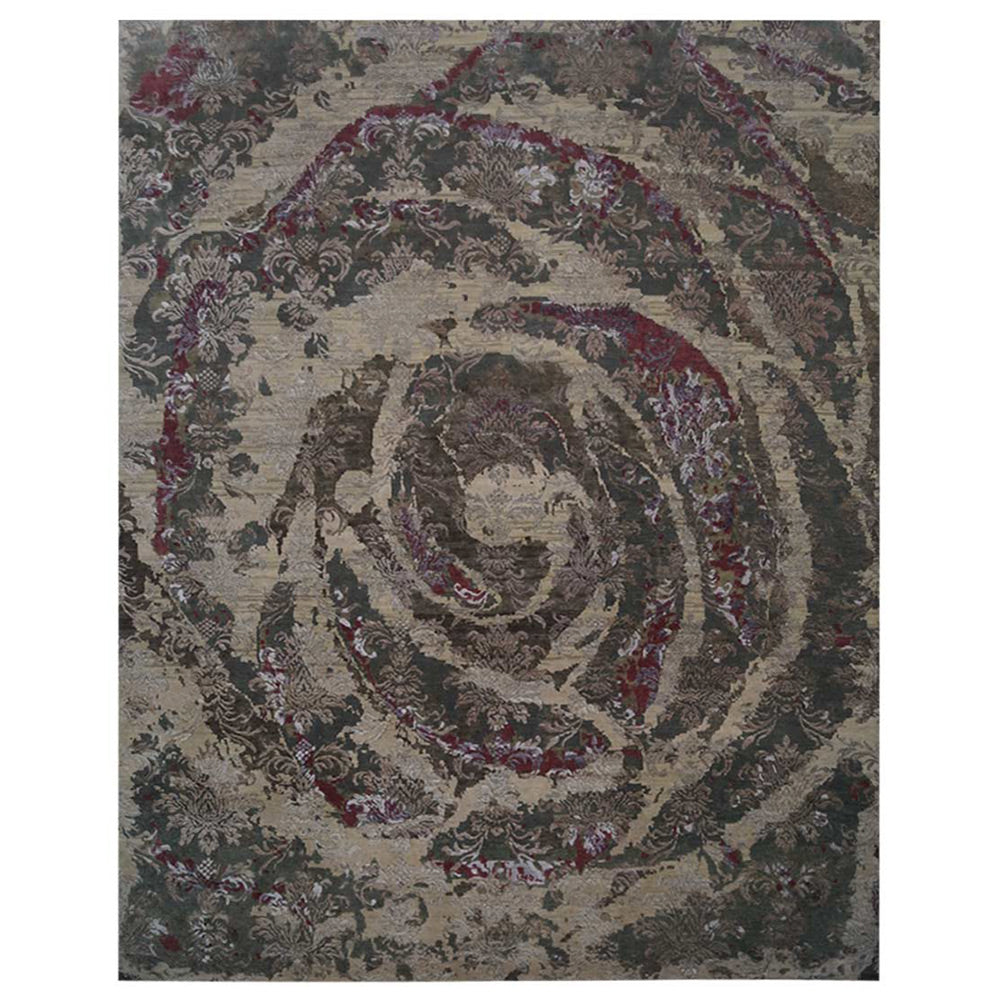 Dexter Hand Knotted Persian Silk And Wool Area Rug