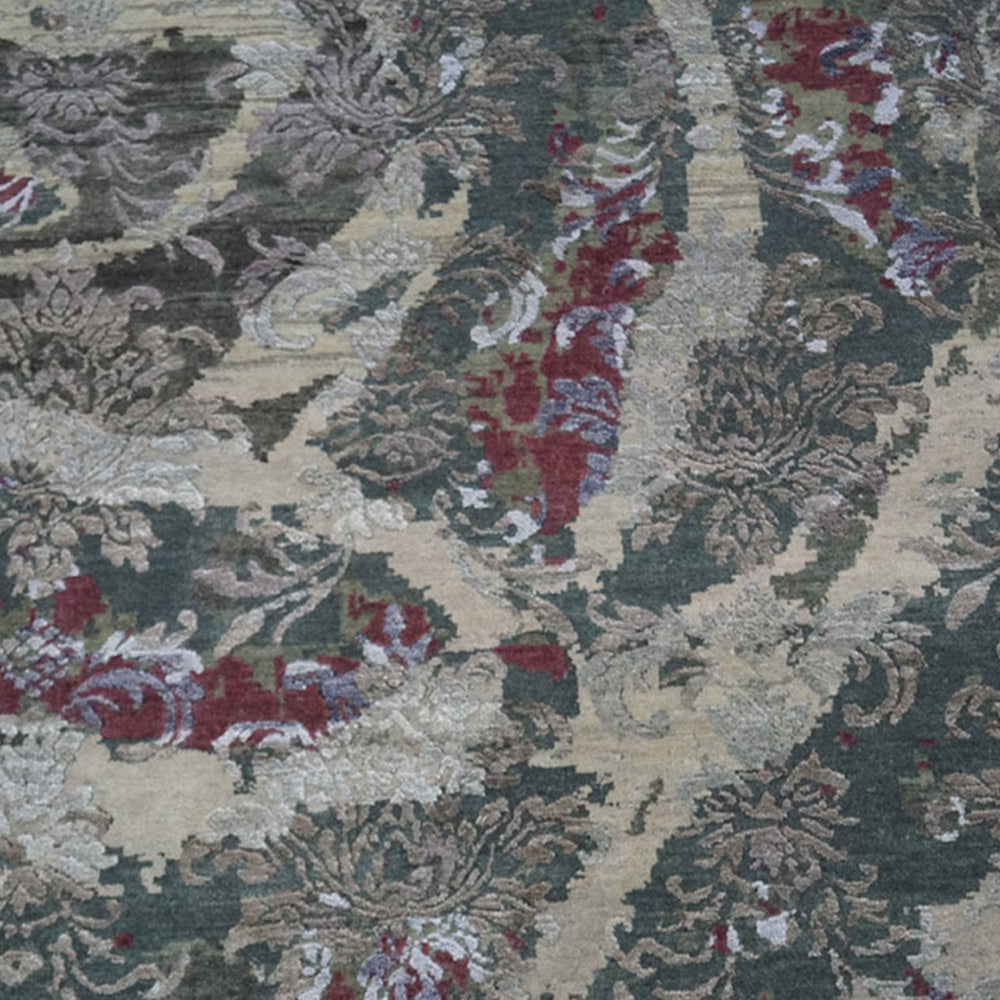 Dexter Hand Knotted Persian Silk And Wool Area Rug
