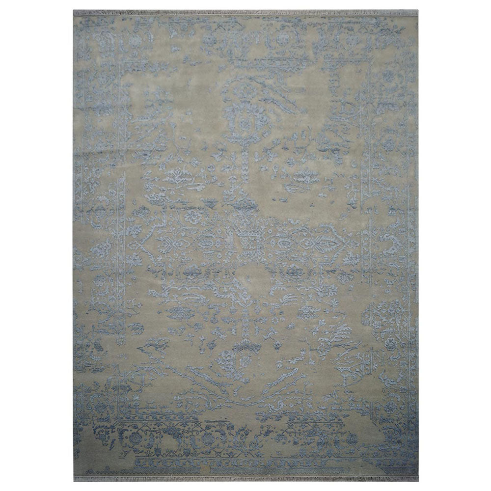 Jasper Hand Knotted Persian Wool And Viscose Area Rug
