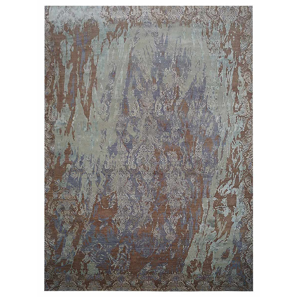 Camden Hand Knotted Persian Wool And Viscose Area Rug