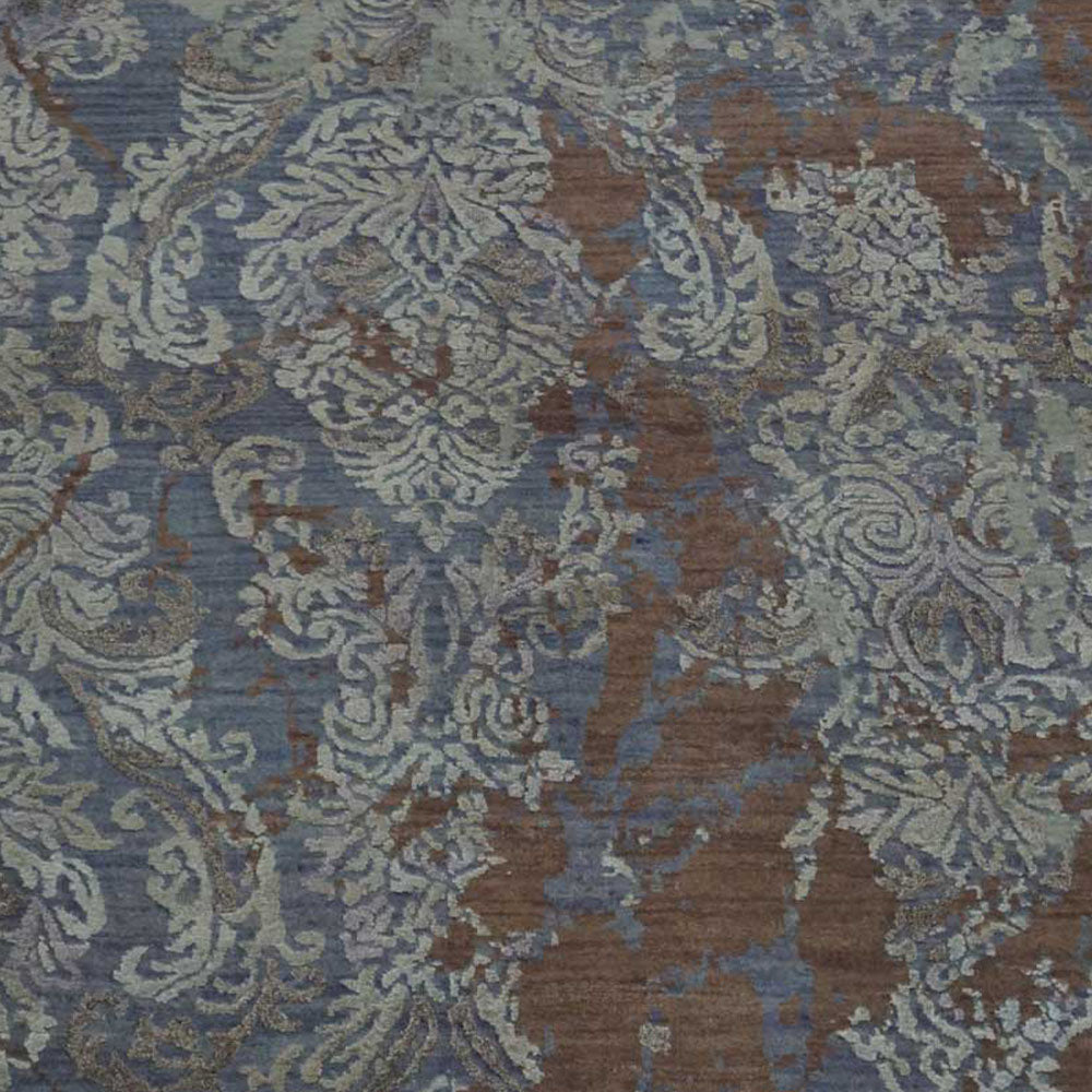 Camden Hand Knotted Persian Wool And Viscose Area Rug