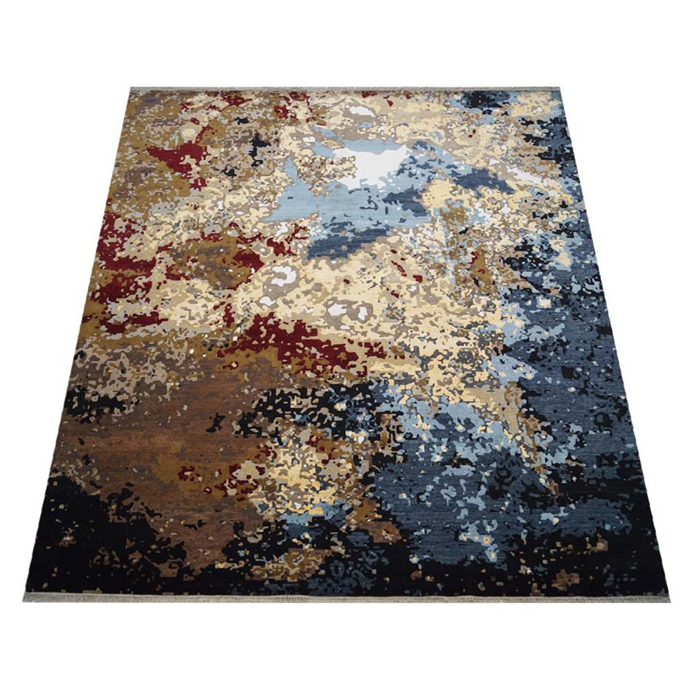 Branson Hand Knotted Persian Wool And Viscose Area Rug