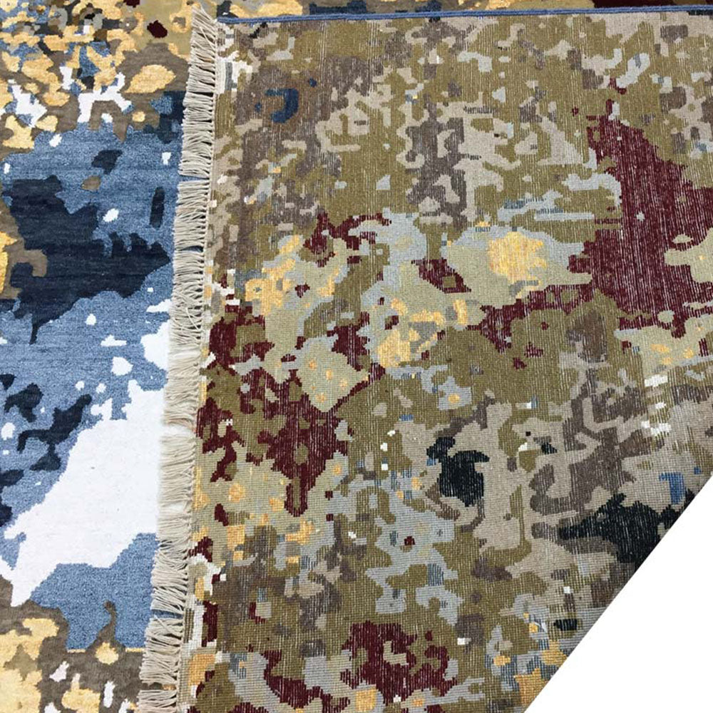 Branson Hand Knotted Persian Wool And Viscose Area Rug