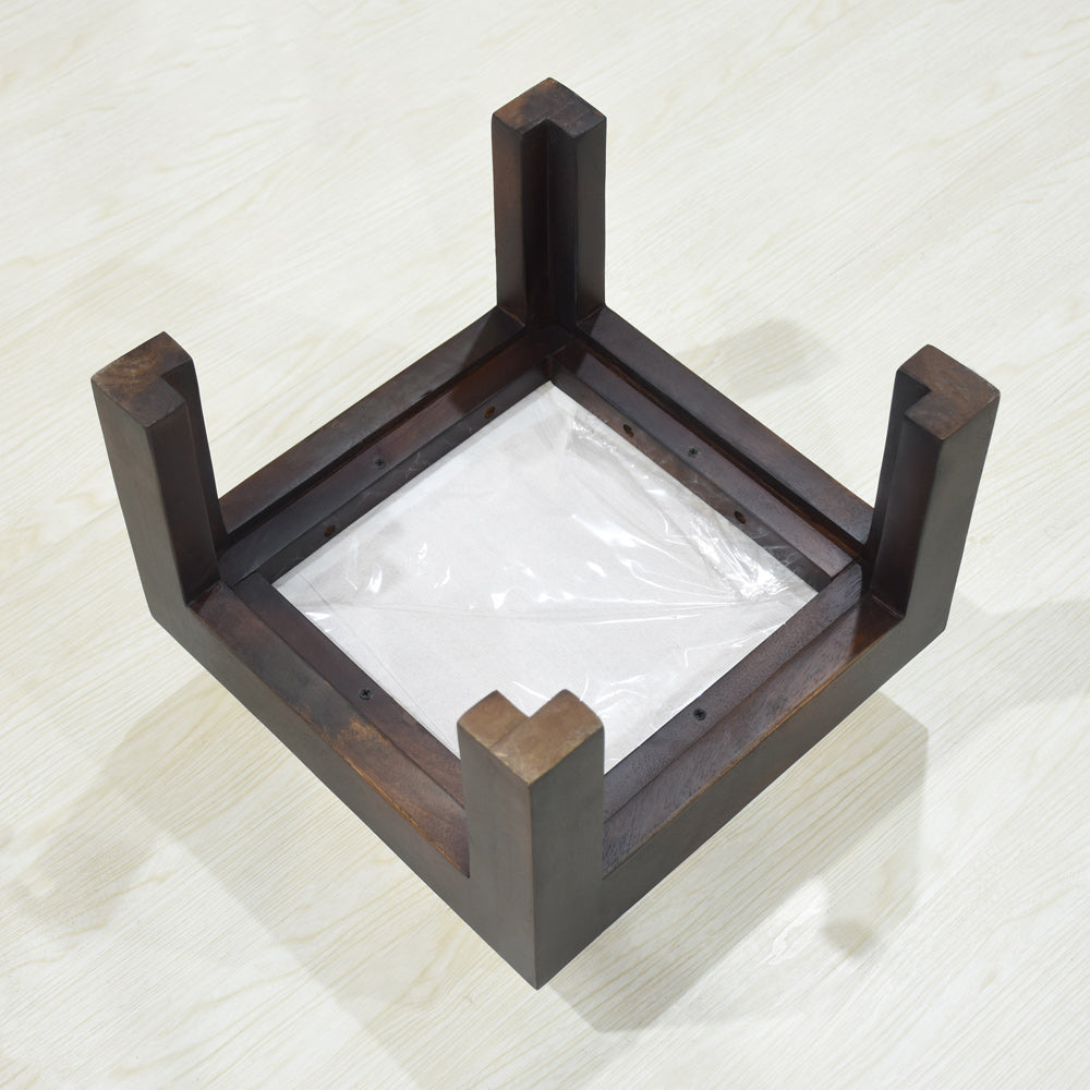 Versa Light Walnut Stool