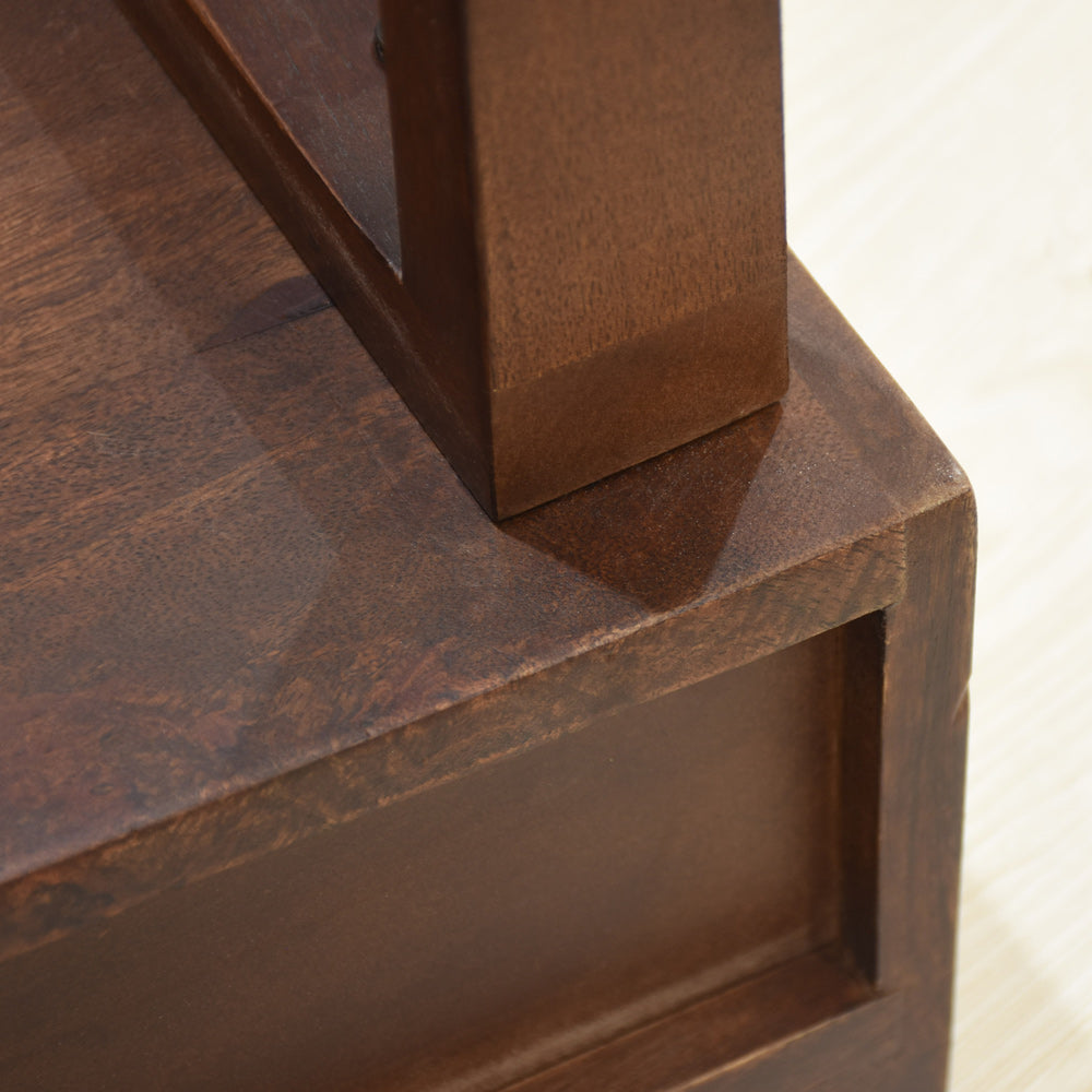 Aria - Drawer Solid Wood Side Table