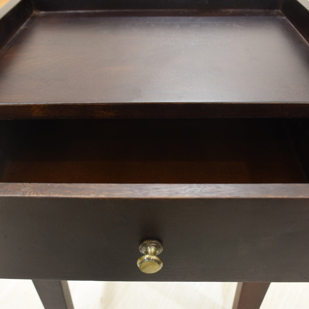 Aria - Drawer Solid Wood Side Table