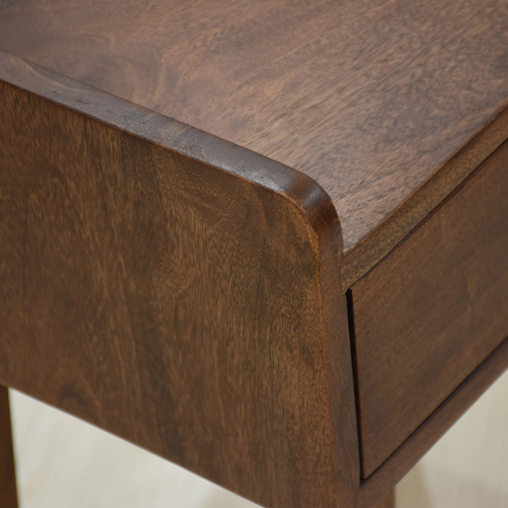Aria - Drawer Solid Wood Side Table