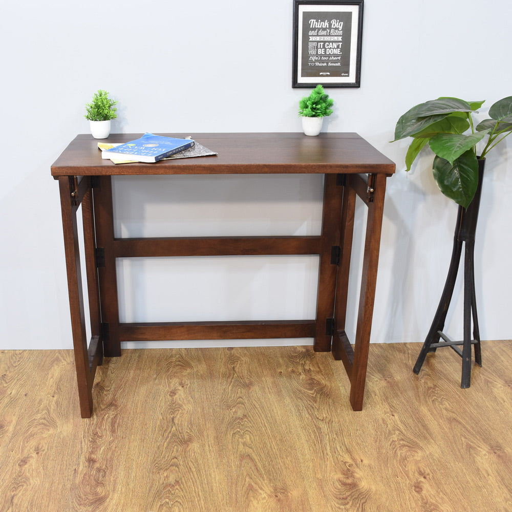 Solid wood best sale foldable study table