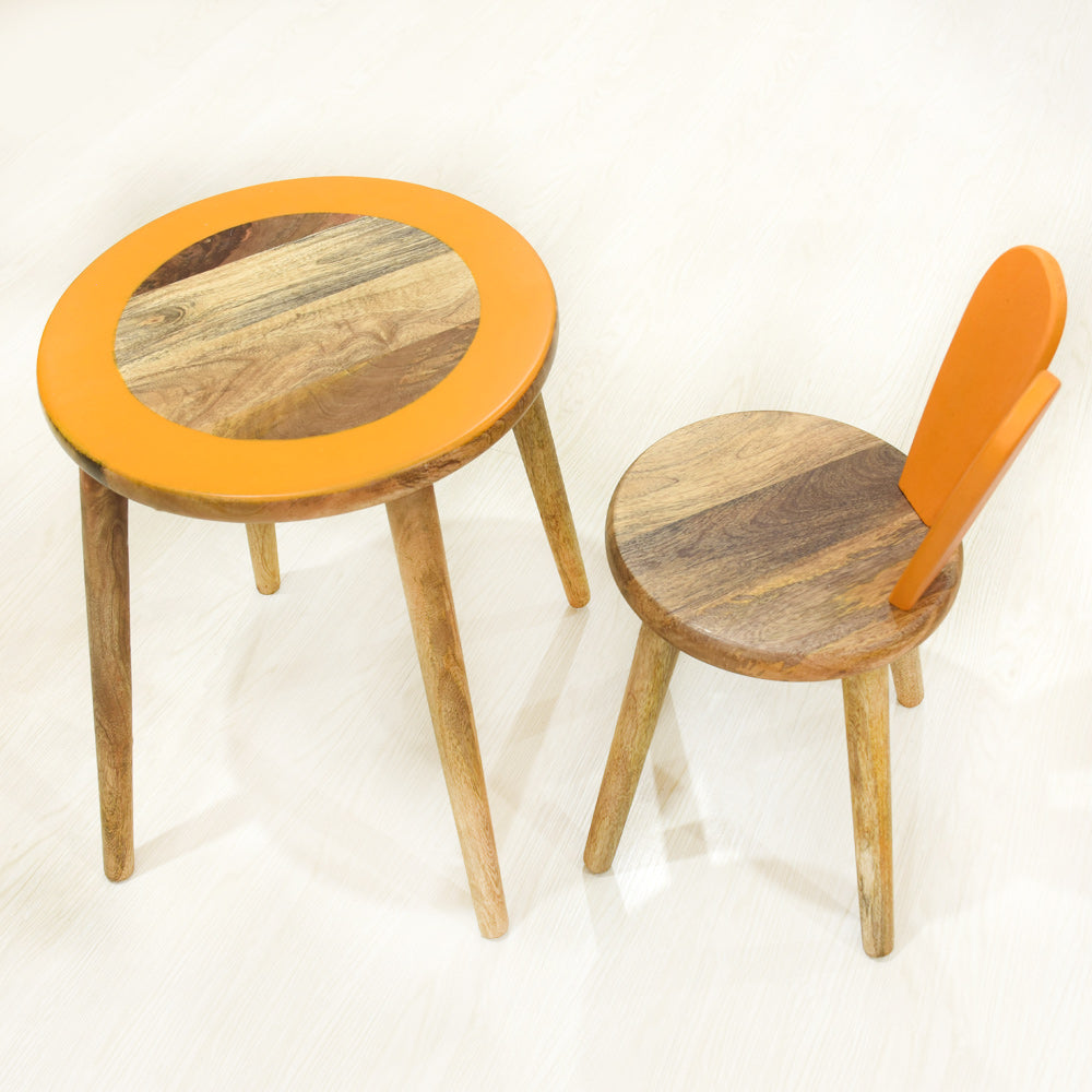 Sprout Orange Kids Table & Chair Set