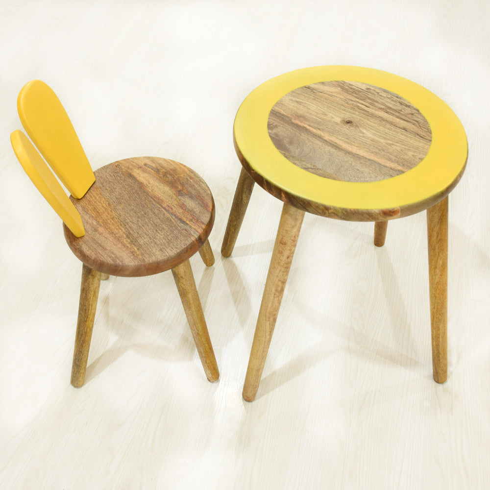 Sprout Yellow Kids Table & Chair Set