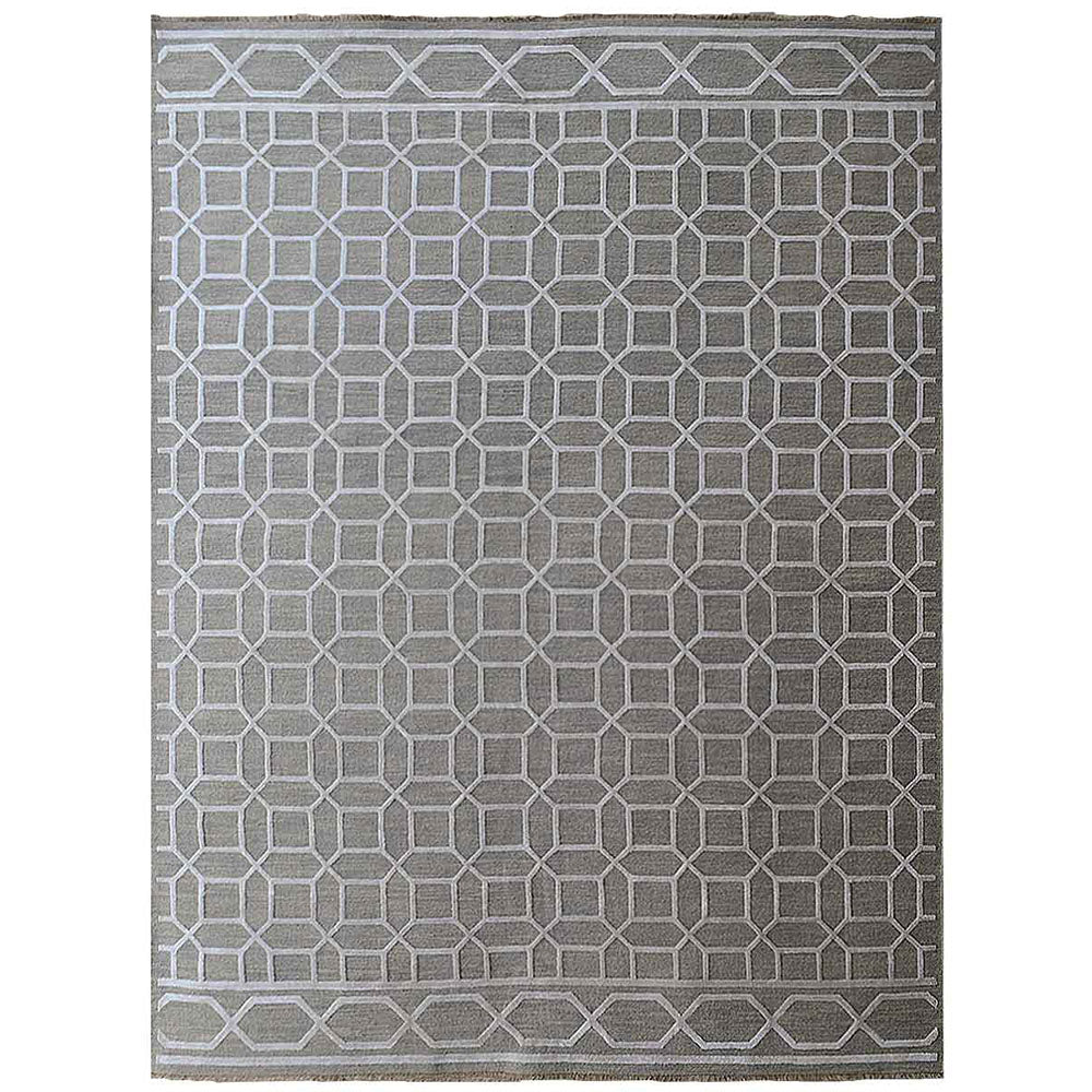 Falgun Hand Knotted Sumak Silk & Wool Rug
