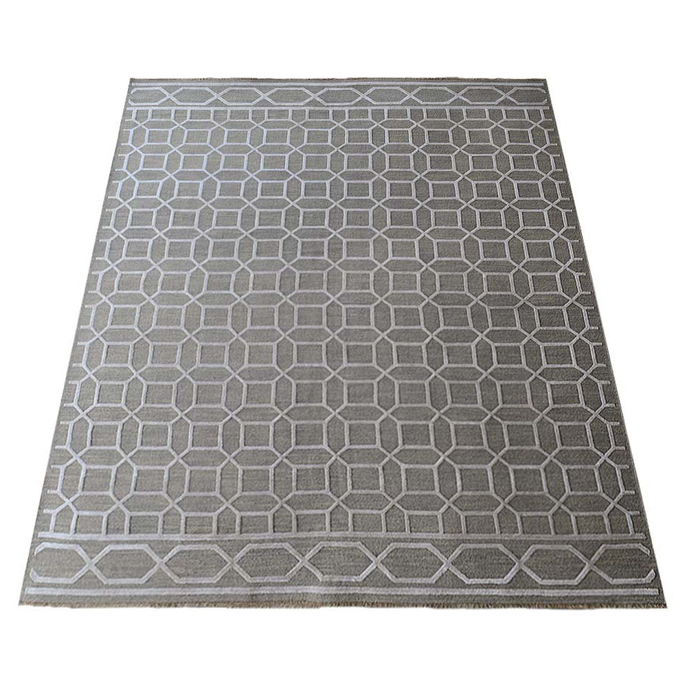 Falgun Hand Knotted Sumak Silk & Wool Rug