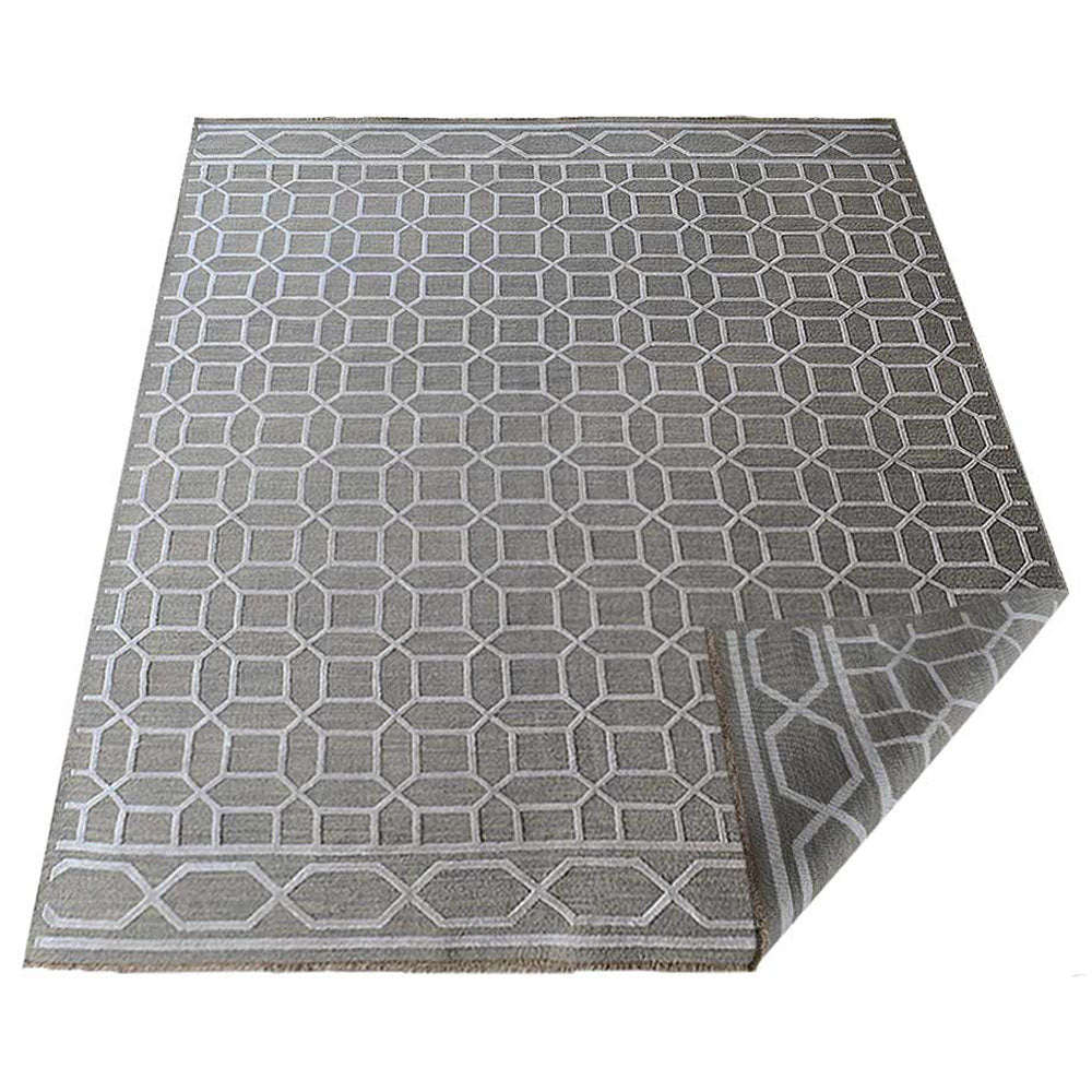 Falgun Hand Knotted Sumak Silk & Wool Rug