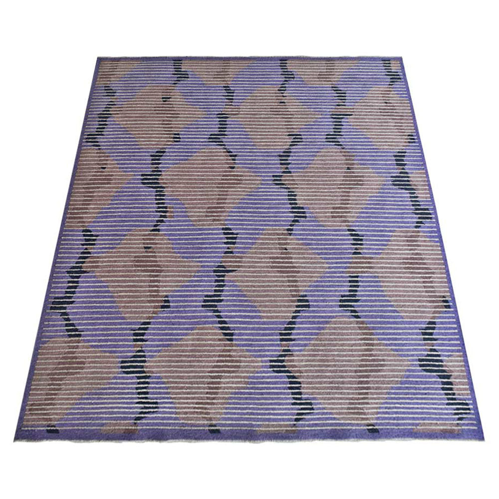 Vianne Hand Knotted Sumak Silk And Wool Area Rug