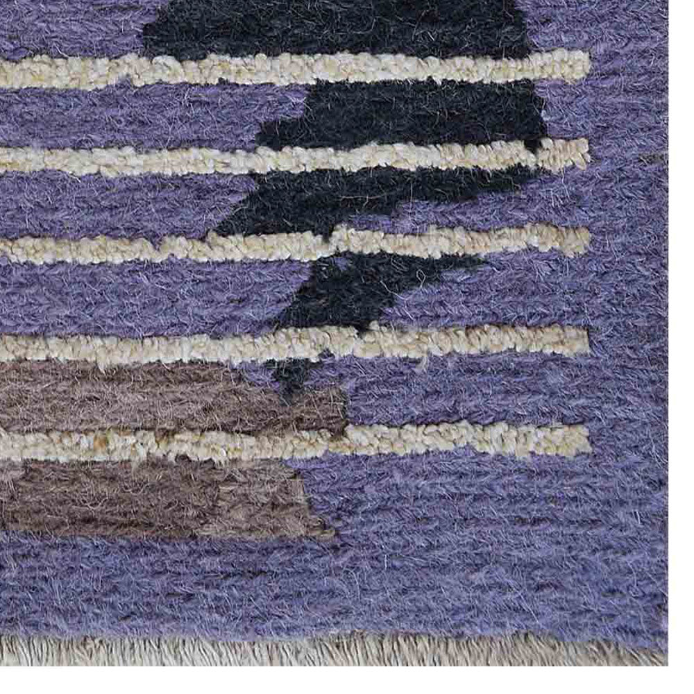 Vianne Hand Knotted Sumak Silk And Wool Area Rug