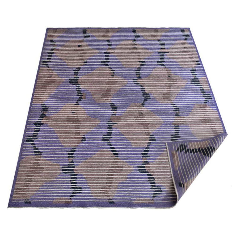 Vianne Hand Knotted Sumak Silk And Wool Area Rug