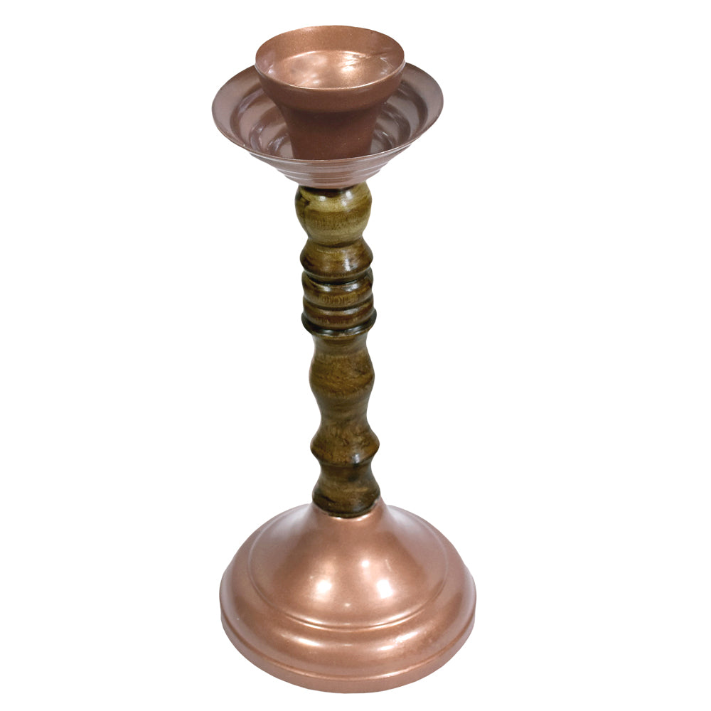 Column Bronze Pillar Candle Holder