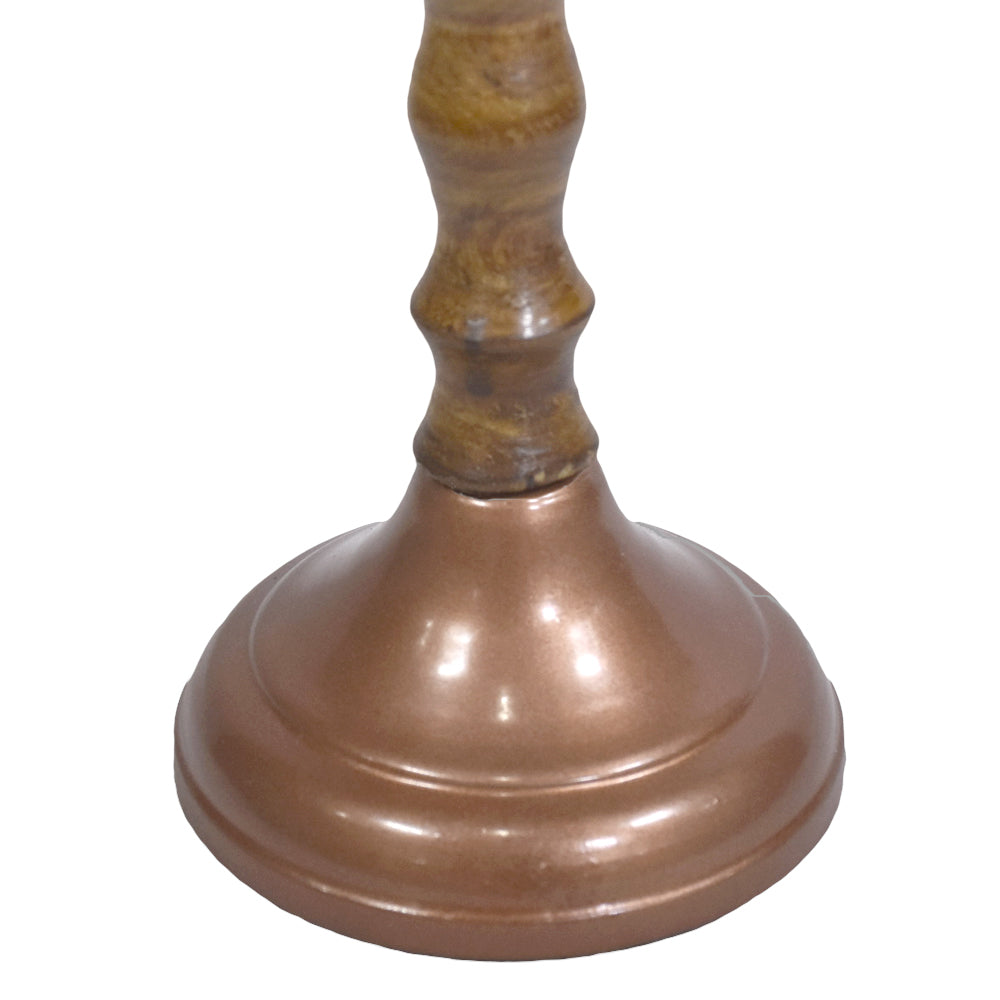 Column Bronze Pillar Candle Holder