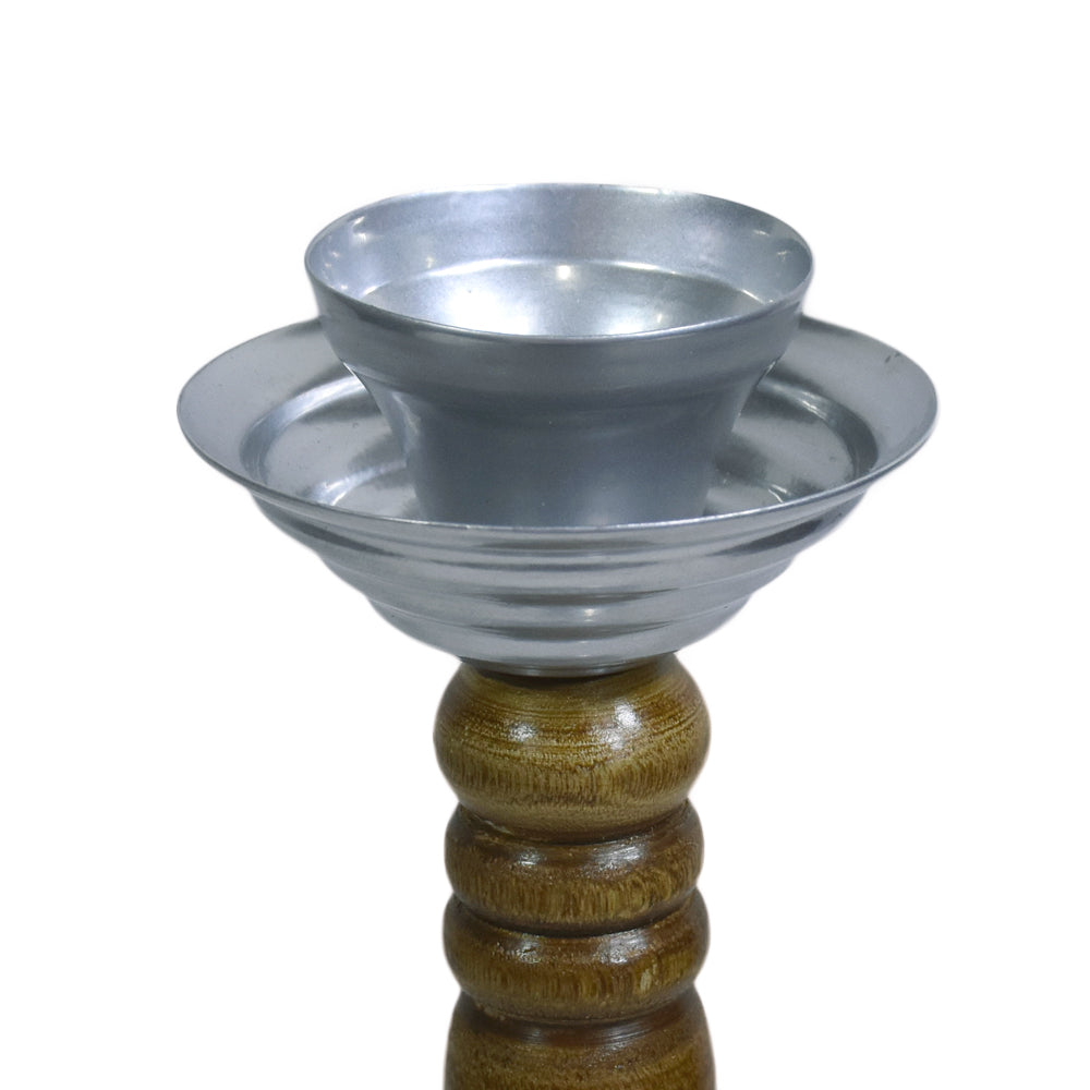 Beacon Silver Pillar Candle Holder