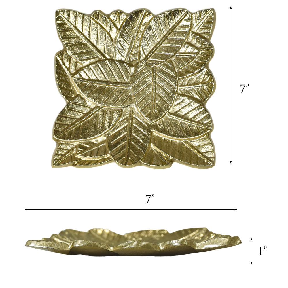 Filigree Flourish Aluminium Tray
