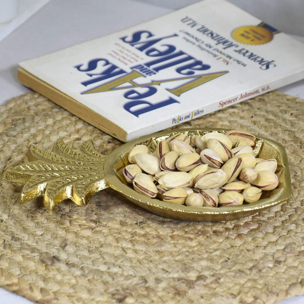 Foliage Aluminium Decorative Tray