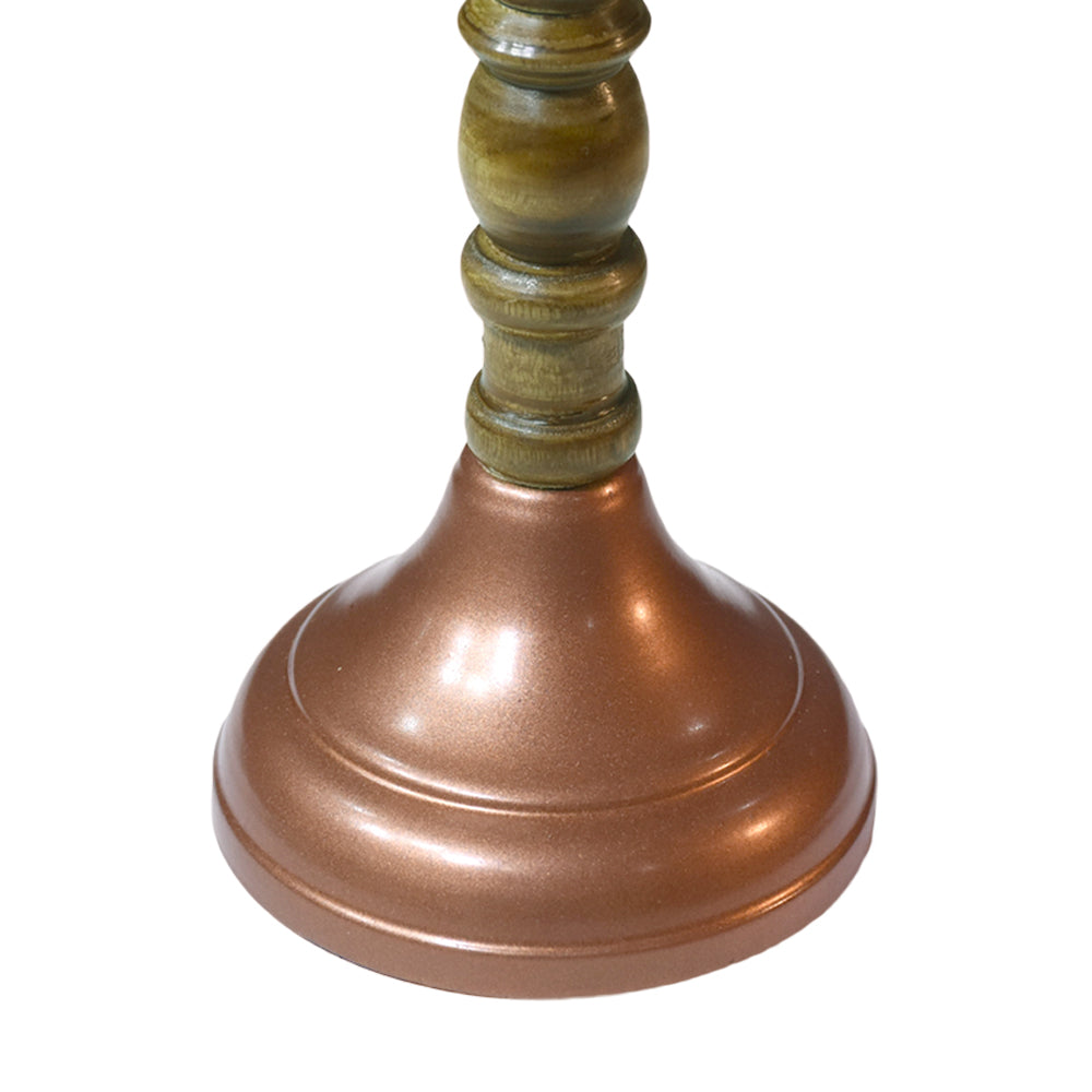 Harmony Bronze Pillar Candle Holder
