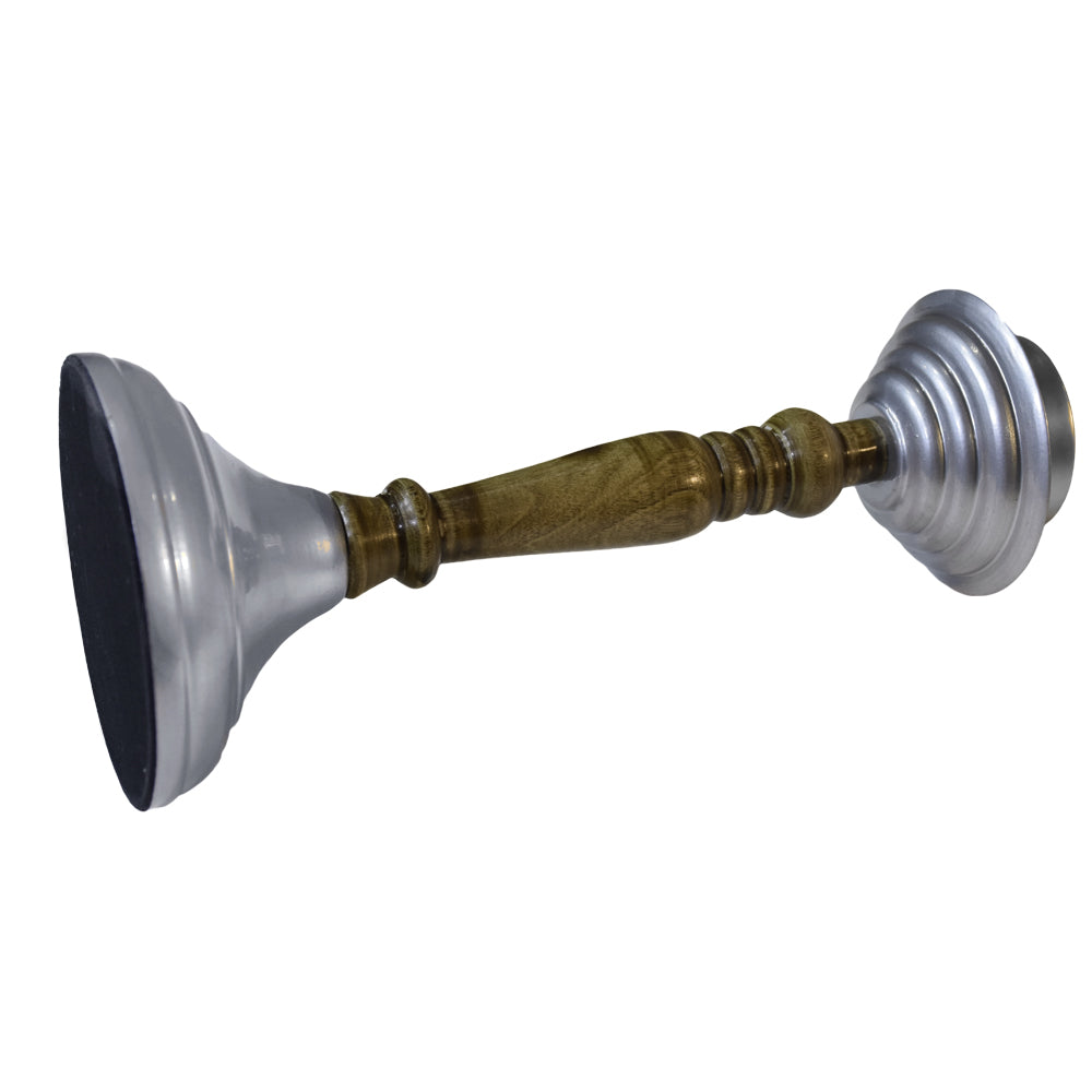 Fusion Silver Pillar Candle Holder
