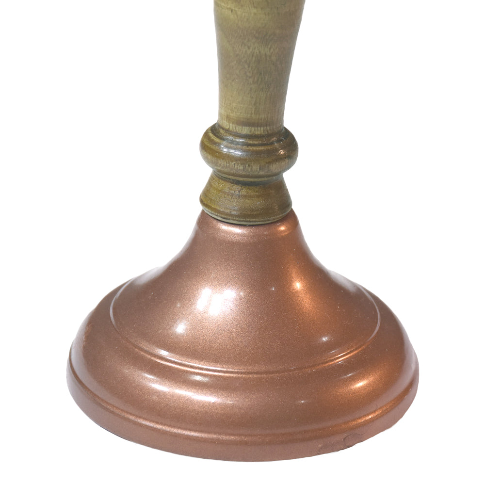 Fusion Bronze Pillar Candle Holder