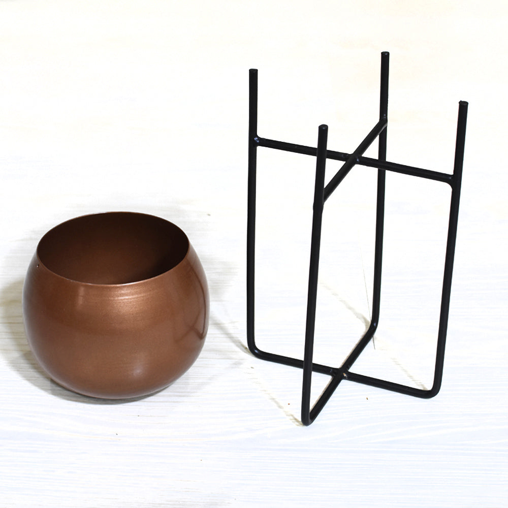 Urbane Iron Pot Planter