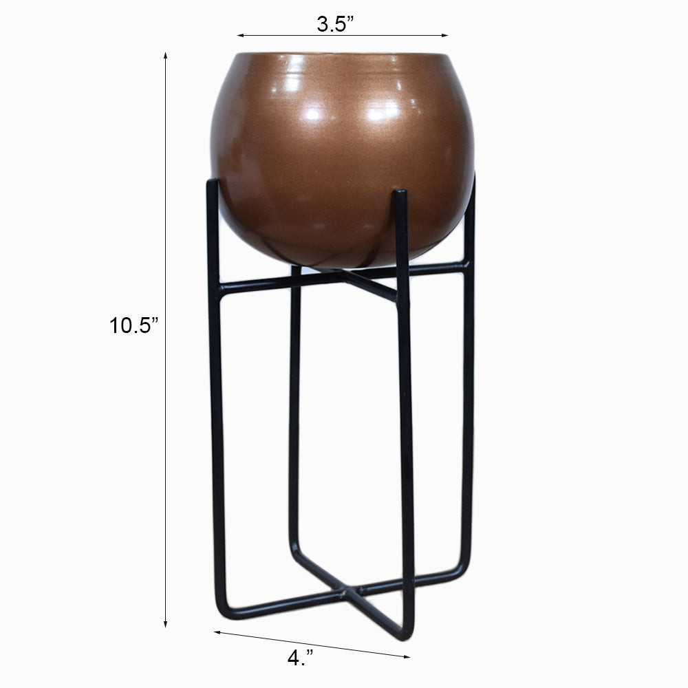 Urbane Iron Pot Planter