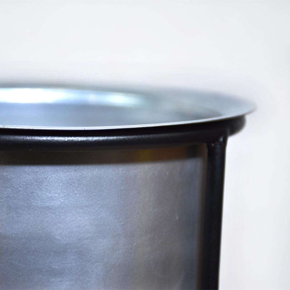 Tamsin Silver Pot Planter